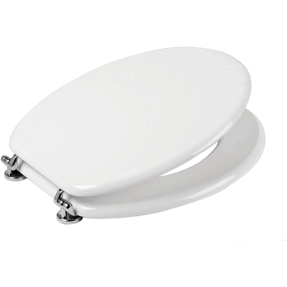 Image of Tldshop - sedile copriwater in legno - tavoletta wc - copri wc