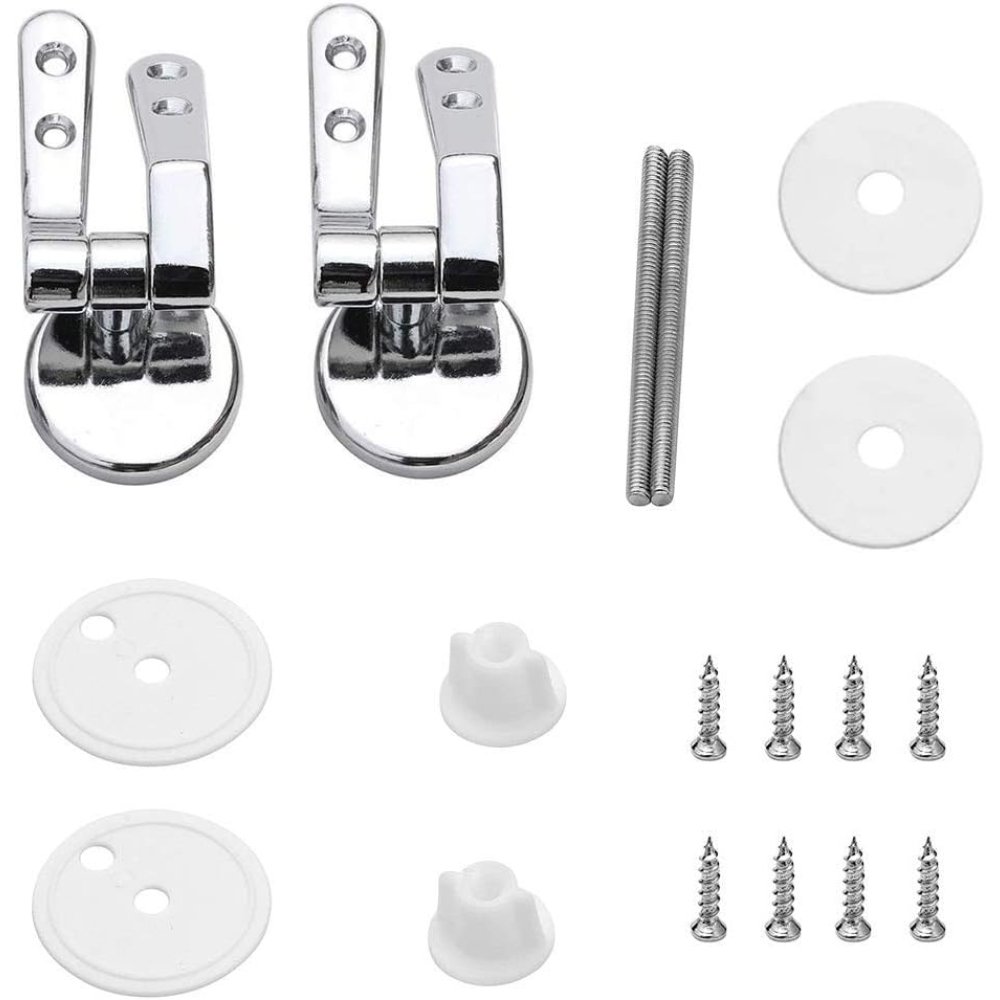 1 paio di cerniere di ricambio per sedile wc, kit cerniera sedil