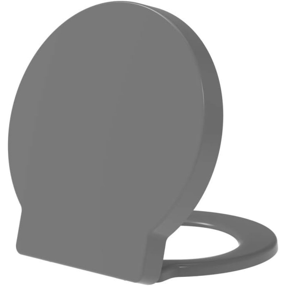 Sedile wc rotondo a sgancio rapido, fissaggio superiore o inferi