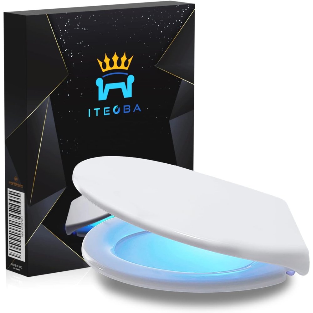 Iteoba sedile wc con freno di caduta premium | sedile wc clipsa