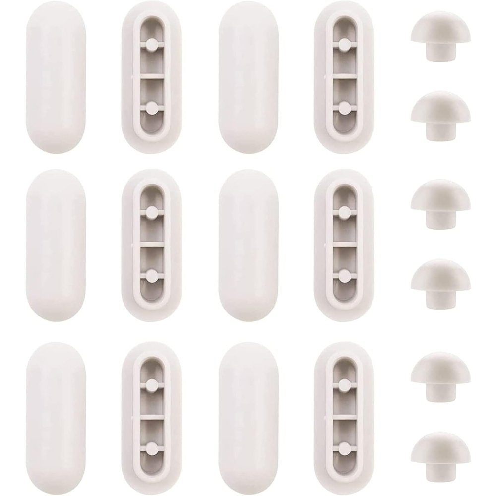 Image of grigiooe pare-chocs de si ge de toilette, 18 pi ces pare-chocs de