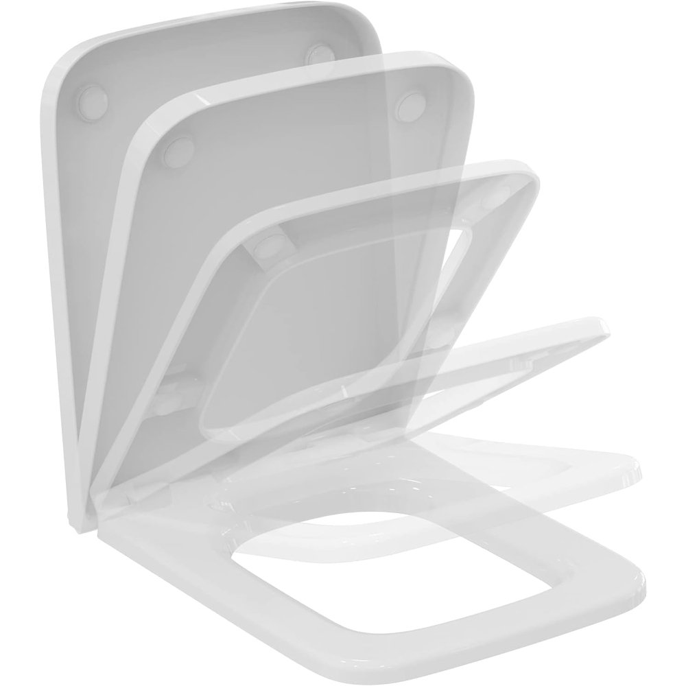 Ideal standard t392701 sedile wc, bianco