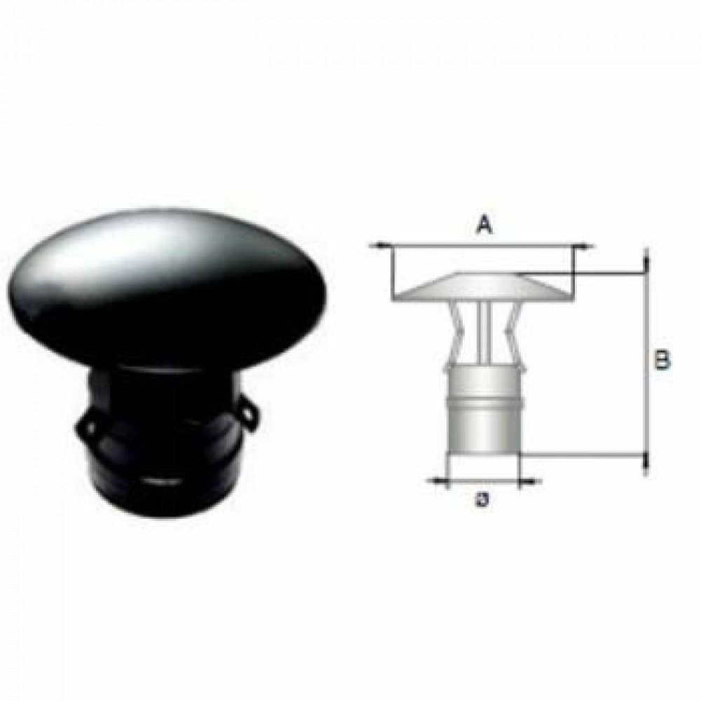 Cappello cinese femmina inox ner o d.080 b09gxr1k45
