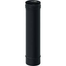 Tubo dritto inox nero ml.1,00 d. 80 b09gy7s57s