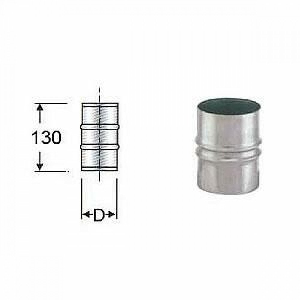 Inox mono parete aisi 316 manico tto doppio m m d.300 b08wywqr4s
