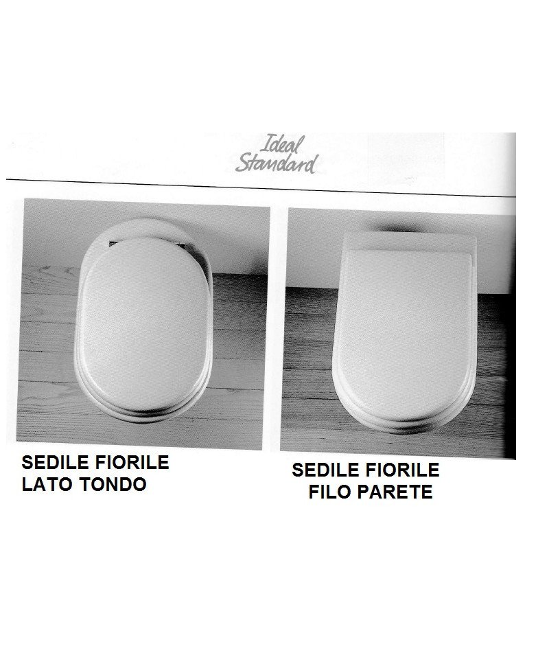 Copriwater coprivaso sedile wc per ideal standard vaso fiorile b